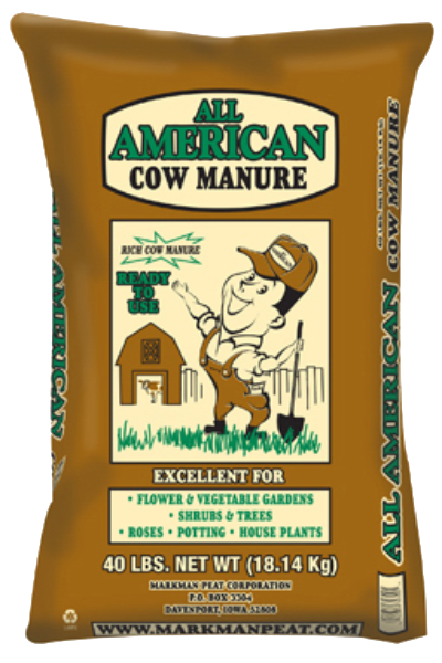 All American Cow Manure Product Bag